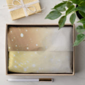 金ゴールドキャンドルクリスマスホリデーティッシュペーパー 薄葉紙 (ギフト)