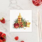 金ゴールドキャンドル スタンダードカクテルナプキン (インサイチュ)