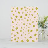 金ゴールドキラキラ探しスタースクラップブック紙 (スタンド正面)