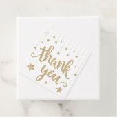 金ゴールドキラキラ星ベビシャワーサンキュー フェイバータグ (インサイチュ)