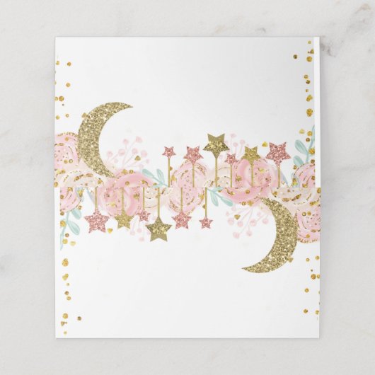 金ゴールドキラキラ赤ちゃんシャワー空白の座席表 プレイスカード (外部開封)