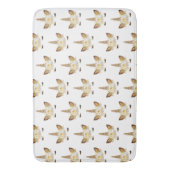 金ゴールドキラキラ輝くユニコーン バスマット (正面縦)