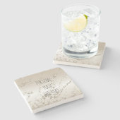 金ゴールドキラキラ輝グラデーションき ストーンコースター (横)