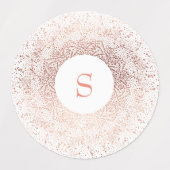 金ゴールドキラモノグラム ラベル (デザイン2)