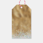 金ゴールドキリスト救世主クリスチャン・クリスマス ギフトタグ (裏面)