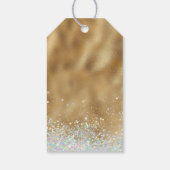 金ゴールドキリスト救世主クリスチャン・クリスマス ギフトタグ (裏面)