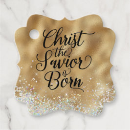 金ゴールドキリスト救世主クリスチャン・クリスマス フェイバータグ