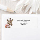 金ゴールドキリンフローラ水彩ラベル ラベル (インサイチュ)