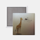 金ゴールドキリン マグネット (正面/裏面)