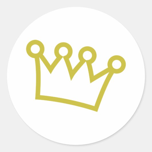 金ゴールドキングクラウンデラックス ラウンドシール (正面)