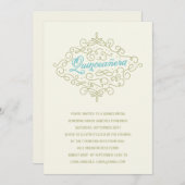 金ゴールドキンセアニェラパーティー 招待状 (正面/裏面)