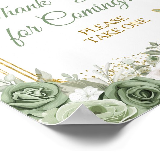 金ゴールドキンセアニラセージグリーンさん来は ポスター (角)