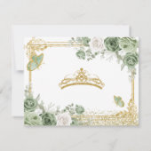 金ゴールドキンセアニラセージグリーンクラウンバタフライ サンキューカード (裏面)