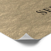 金ゴールドキンセニェラ15th誕生日へようこそ ポスター (角)