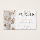 金ゴールドギフト券プロファイルカード (正面)