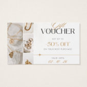 金ゴールドギフト券プロファイルカード (裏面)