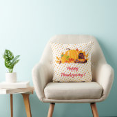 金ゴールドギフト感謝祭最高の秋時間 クッション (椅子)