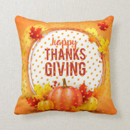 金ゴールドギフト感謝祭最高の秋時間 クッション