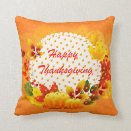 金ゴールドギフト感謝祭最高の秋時間 クッション