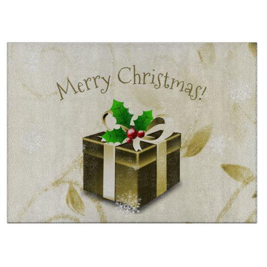 金ゴールドギフト裁断板 カッティングボード (正面)