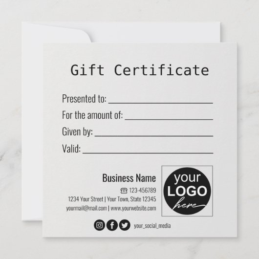 金ゴールドギフト金ゴールド雪片クリスマスボールギフトカード (裏面)