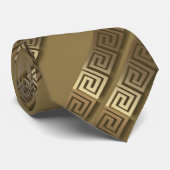 金ゴールドギリシャ鍵ネックタイ ネクタイ (ロール)