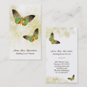 *~*金ゴールドギルド金ゴールド白 名刺 (正面/裏面)