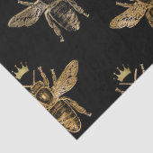 金ゴールドクイーンビーズオンブラックデコパージュ 薄葉紙 (詳細)