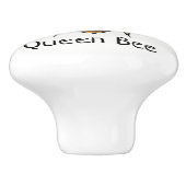 金ゴールドクイーンビーファンシークラウンセラミックスノブ セラミックノブ (側面)