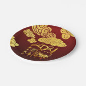 金ゴールドクラウドオックス紙中国のカット2021年PP ペーパープレート (アングル)