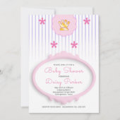 金ゴールドクラウンとパープルストライプズ 招待状 (正面)