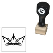 金ゴールドクラウンのスケッチスタイル ラバースタンプ (押印)