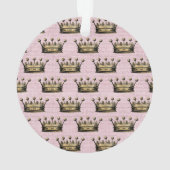 金ゴールドクラウンピンク生誕発表記念 オーナメント (裏面)
