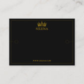 金ゴールドクラウンブレスレット表示カード プレイスカード (正面)