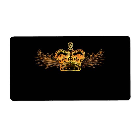 金ゴールドクラウンラベル ラベル (正面)