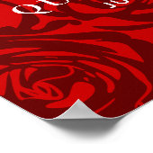 金ゴールドクラウンレッドローゼスキンセアニェラウェルカムパーティー ポスター (角)