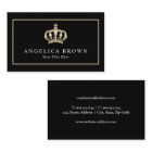 金ゴールドクラウン名刺