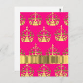 金ゴールドクラウン ポストカード (正面/裏面)