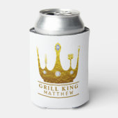 金ゴールドクラウンBBQグリルキング独自の作り 缶クーラー (缶正面)