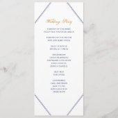 金ゴールドクラシックと海軍結婚式 プログラム (裏面)