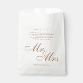 金ゴールドクラシックの皆様に対し結婚てお礼を言う フェイバーバッグ (正面)