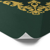 金ゴールドクラシックグリーンイスラムニッカシャディ結婚ズ ポスター (角)