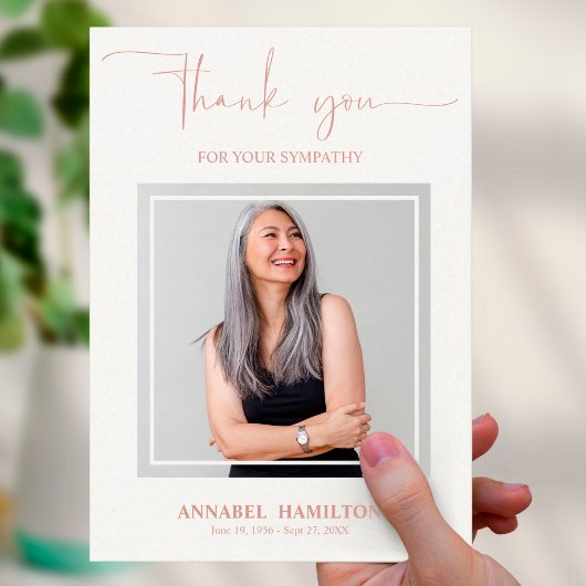 金ゴールドクラシックスクリプト悔やみや弔慰ありがとう写真 招待状