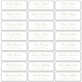 金ゴールドクラシックス結婚クリプトのゲスト住所 シール