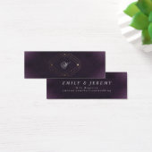 金ゴールドクラシックデコ紫の書道モノグラム (デスク)