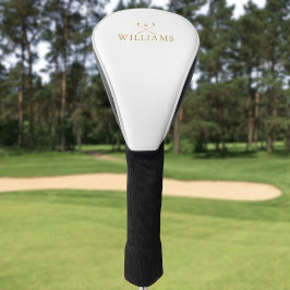 金ゴールドクラシックネームパーソナライズされたゴルフクラブ ゴルフヘッドカバー