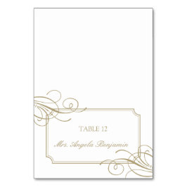 金ゴールドクラシックフレームラグジュアリー座席表 テーブルナンバー