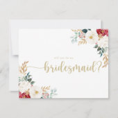 金ゴールドクラシックフローラ花嫁プロポーザルのノートカード ノートカード (正面)