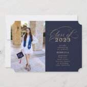 金ゴールドクラシック卒業発表 案内状 (正面)