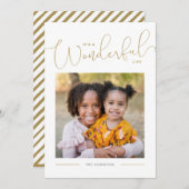 金ゴールドクラシック台本書道の素晴らしい生活 シーズンカード (正面/裏面)